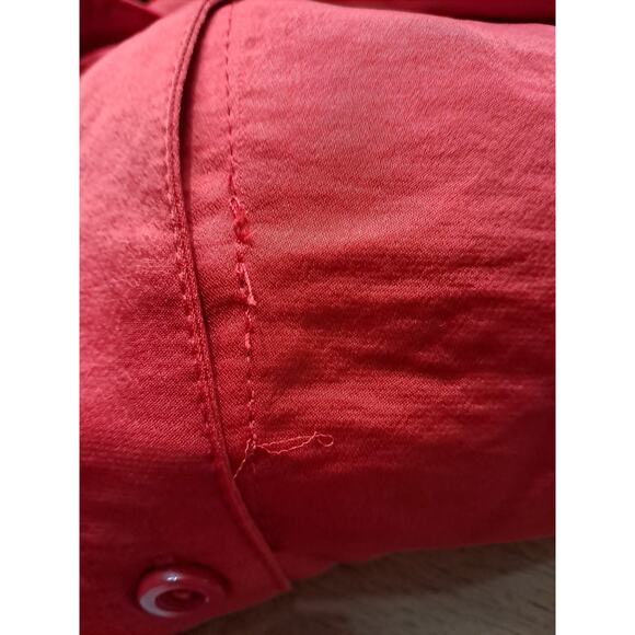 Auden Womens Red Nightshirt Size Small With Long Sleeves - Picture 5 of 5